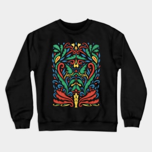 Art Nouveau Folk Art Style Crewneck Sweatshirt